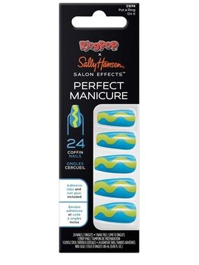 2PK- Sally Hansen RingPop Halloween Coffin Press On Nails